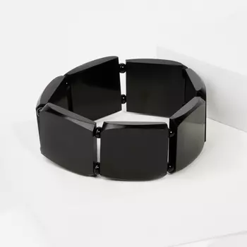 Браслет гагат 19 см