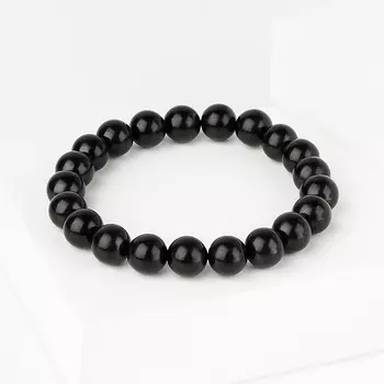 Браслет гагат 9 мм 17 см