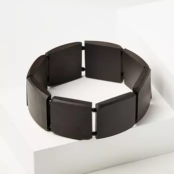 Браслет гагат матовый 19 см