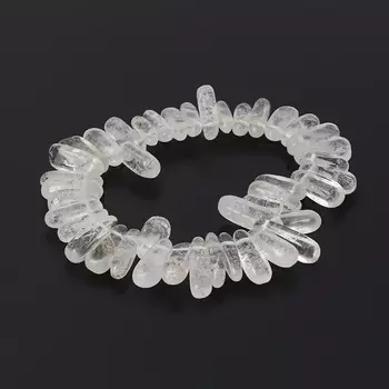 Браслет горный хрусталь 17 cм