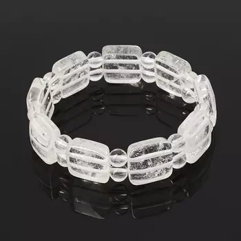 Браслет горный хрусталь 17 см