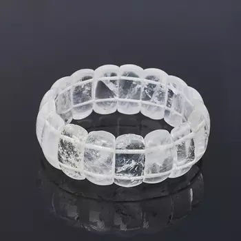 Браслет горный хрусталь 19 см