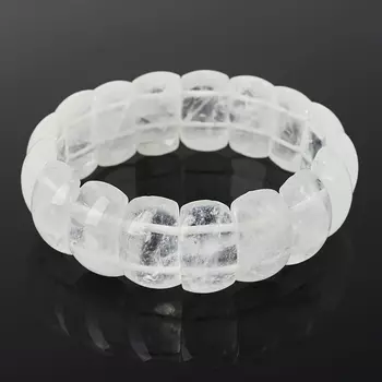 Браслет горный хрусталь 19 см