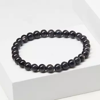 Браслет иолит (кордиерит) 6 мм 17 см