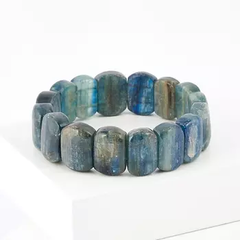 Браслет кианит синий 18 см