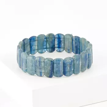 Браслет кианит синий 18 см