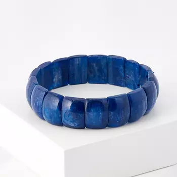 Браслет кианит синий 19 см