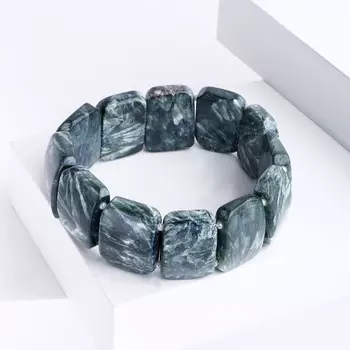 Браслет клинохлор (серафинит) 17 см