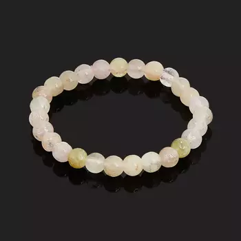 Браслет кунцит 8 мм 19 см