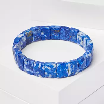 Браслет лазурит огранка 19 см