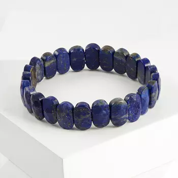 Браслет лазурит огранка 19 см