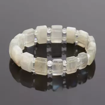 Браслет лунный камень 19 см