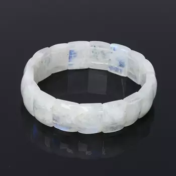 Браслет лунный камень (адуляр) 19 см