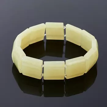 Браслет нефрит зеленый 18 см