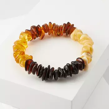 Браслет янтарь 15 см