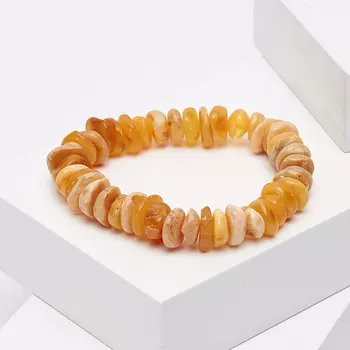 Браслет янтарь 16 см