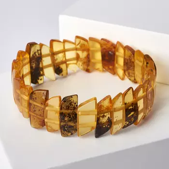 Браслет янтарь 16 см