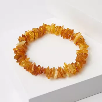 Браслет янтарь 16 см