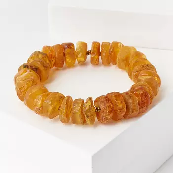 Браслет янтарь 17 см