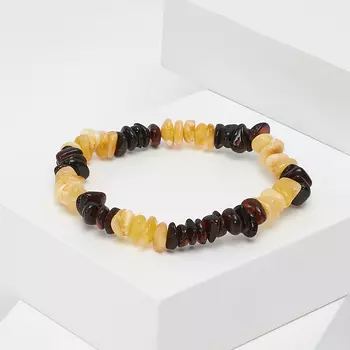 Браслет янтарь 17 см