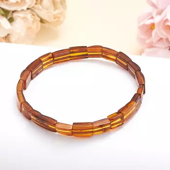 Браслет янтарь 17 см