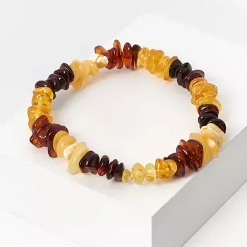 Браслет янтарь 18 см
