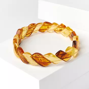 Браслет янтарь пресс 20 см