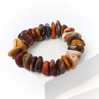 Браслет яшма мукаит 16 см