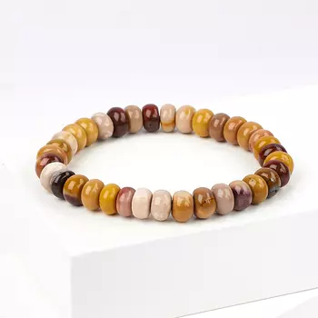 Браслет яшма мукаит 8 мм 17 см