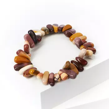 Браслет яшма мукаит 17 см