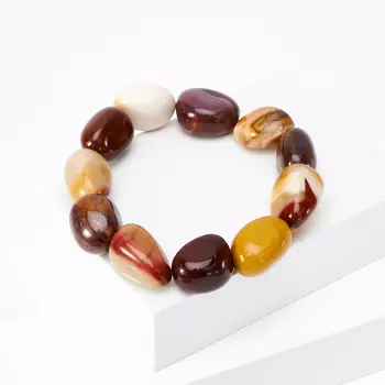 Браслет яшма мукаит 17 см