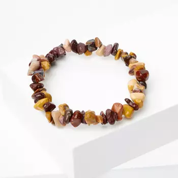 Браслет яшма мукаит 18 см