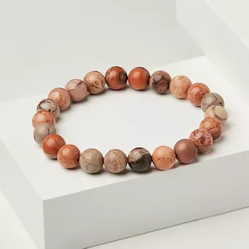 Браслет яшма уральская 9 мм 16 см