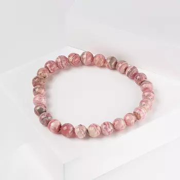 Браслет родохрозит 7 мм 17 см