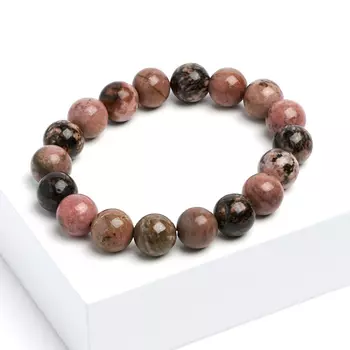 Браслет родонит 10 мм 17 см