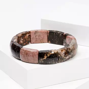 Браслет родонит 18 см