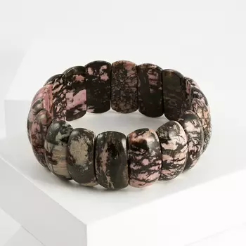 Браслет родонит 18 см