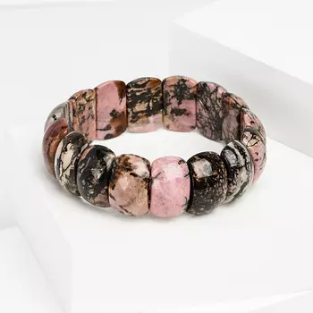 Браслет родонит 18 см