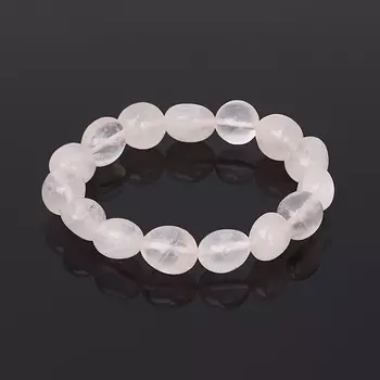 Браслет розовый кварц 17 см