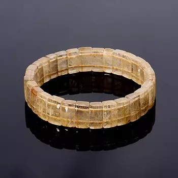 Браслет рутиловый кварц 19 см