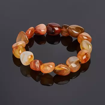 Браслет сердолик 19 cм