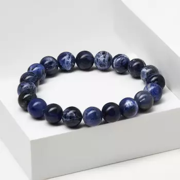 Браслет содалит 10 мм 18 см