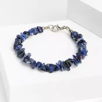 Браслет содалит 17 cм (биж. сплав)