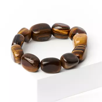 Браслет тигровый глаз 16 см