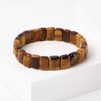 Браслет тигровый глаз 17 см