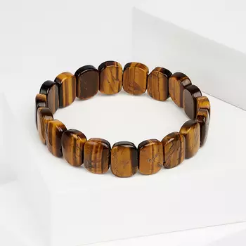Браслет тигровый глаз 18 см