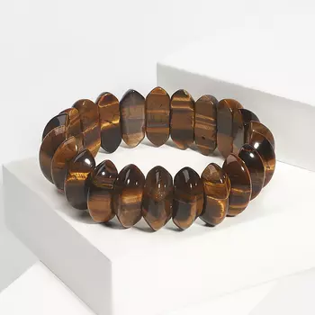 Браслет тигровый глаз 19 см