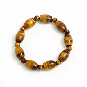 Браслет тигровый глаз 16 см