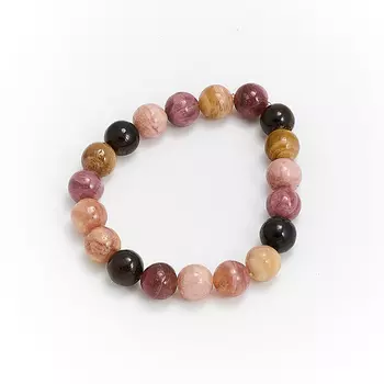 Браслет турмалин 10 мм 17 cм