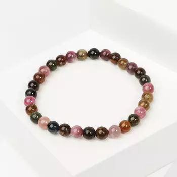 Браслет турмалин 6 мм 17 см